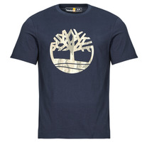 Textil Homem T-Shirt mangas curtas Pre-School Timberland Camo Tree Logo Short Sleeve Tee Marinho