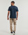 Textil Homem T-Shirt mangas curtas Timberland Linear Logo Short Sleeve Tee Marinho