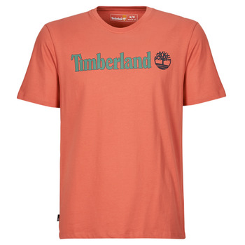 Textil Homem T-Shirt mangas curtas Timberland Linear Logo A minha conta Castanho