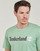 Textil Homem T-Shirt mangas curtas Timberland vintage Linear Logo Short Sleeve Tee Cinza / Verde