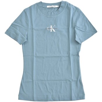 Textil Mulher T-shirts e Pólos Calvin Klein Jeans J20J221426 Azul
