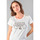 Textil Mulher T-shirts e Pólos Le Temps des Cerises T-shirt CAROLE Branco