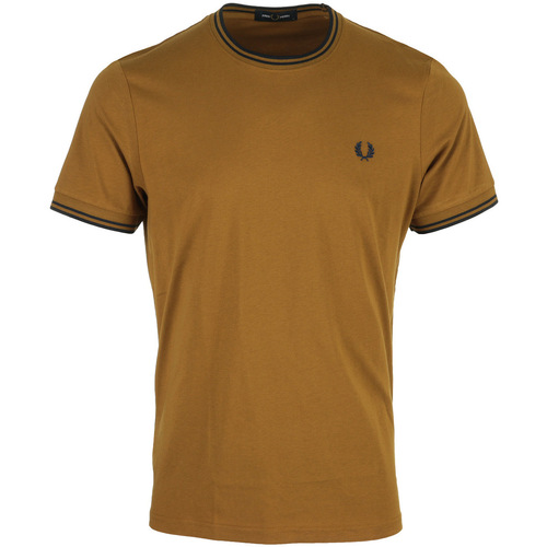 Textil Homem Loose Fit Crew Sweatshirt Fred Perry Twin Tipped Castanho