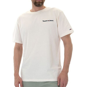 Textil Homem T-Shirt mangas curtas Tapered Tommy Hilfiger  Branco