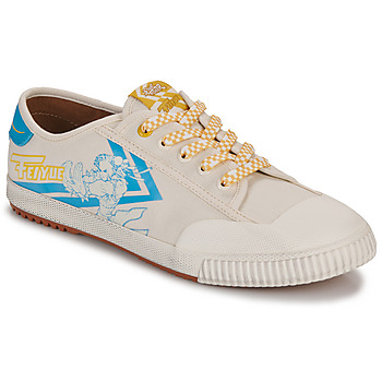 Sapatos Homem Sapatilhas Feiyue Gianluca - Lart Branco / Azul / Amarelo