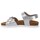 Sapatos Criança Sandálias Grunland 40LUCE Argento Prata