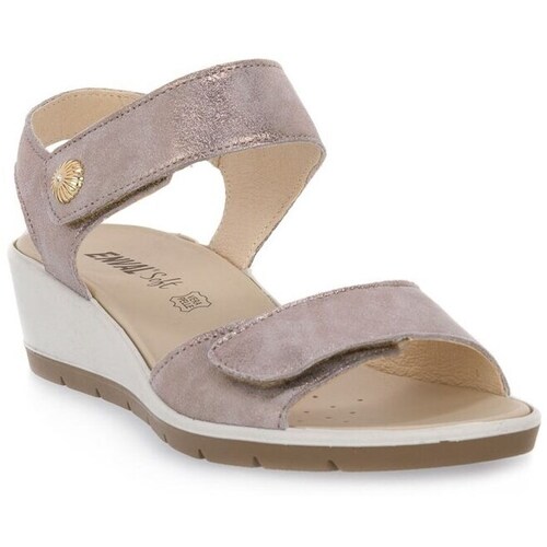 Sapatos Mulher Sandálias Enval Celeste Taupe Rosa