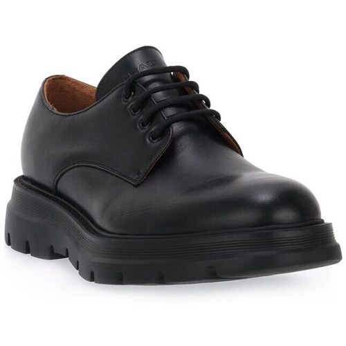 Sapatos Homem Sapatilhas Frau Poncho Nero Preto