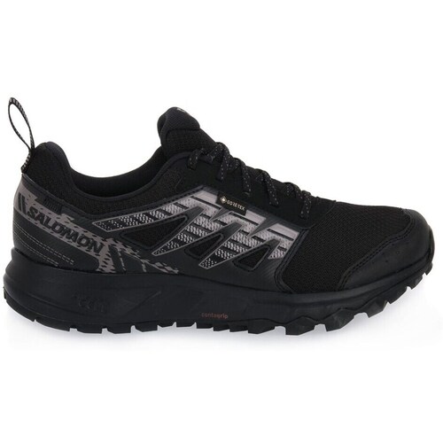 Sapatos Mulher Running Salomon Wander Gtx W Azul marinho, Preto