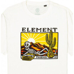 Textil Homem T-shirts e Pólos Element Dusk ss Branco