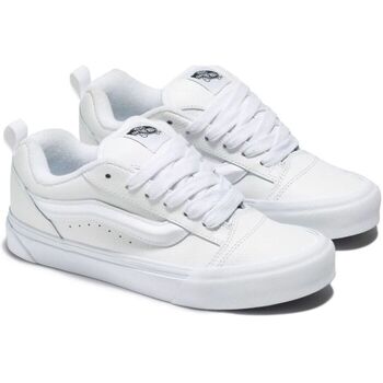 Sapatos Mulher Sapatilhas Vans Snapback KNU SKOOL - VN0009QCW00-WHITE Branco