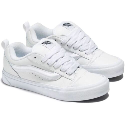 Sapatos Mulher Sapatilhas Vans KNU SKOOL - VN0009QCW00-WHITE Branco