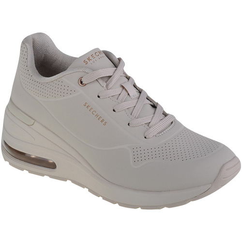 Sapatos Mulher Sapatilhas Skechers Million Air-Elevated Air Bege