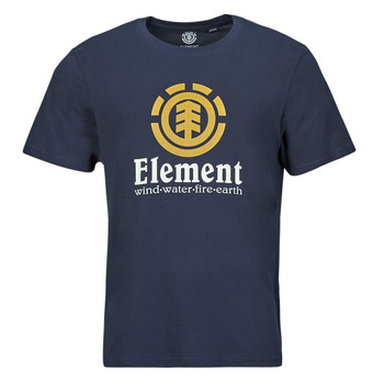 Textil Homem T-Shirt mangas curtas Element VERTICAL SS Marinho