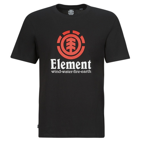 Textil Homem T-Shirt mangas curtas Element VERTICAL SS Preto