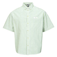 Textil Homem Camisas mangas curtas Element CAMBRIDGE SS Branco / Cinza / Verde