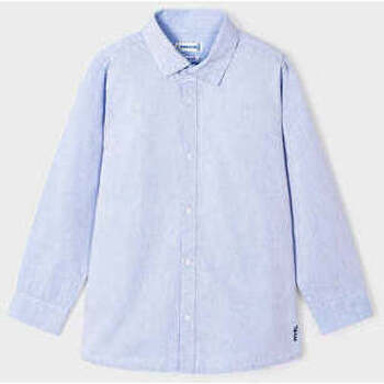 Textil Rapaz Camisas mangas comprida Mayoral 146-25-3-17 Azul