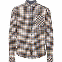 Textil Homem Camisas mangas comprida Blend Of America lauki shirt Marinho