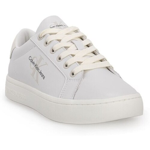Sapatos Mulher Sapatilhas Calvin Klein Jeans 01t Classic Cupsole Branco