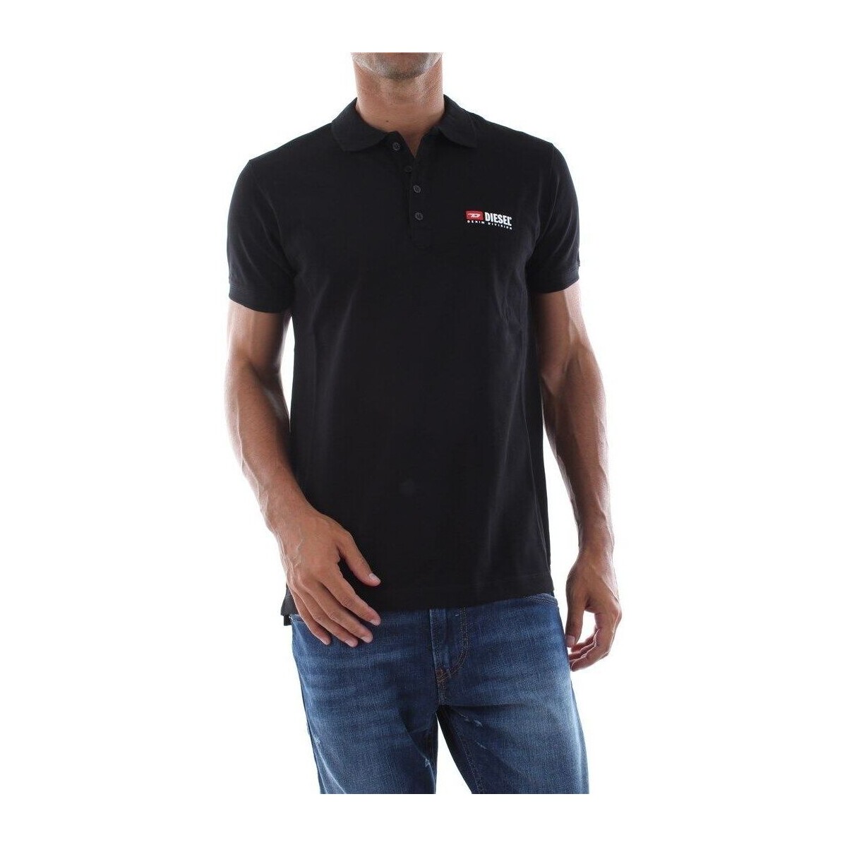 Textil Homem T-shirts e Pólos Diesel 00SY86 0BAWH - T-WEET-900 BLACK Preto