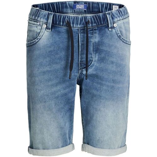 Textil Rapaz Shorts / Bermudas Jack & Jones 12173120 DASH-BLUE DENIM Azul