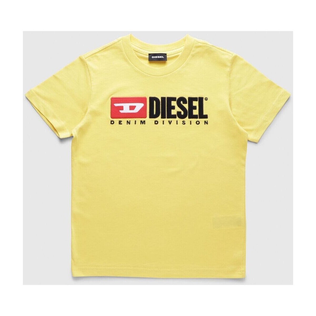 Textil Criança αυτό το T-shirt θα γίνει καθημερινό must για τα Diesel T-JUSTDIVISION 00J47V 00YI9-K25C Amarelo