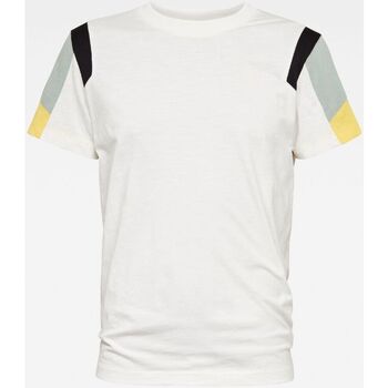Textil Homem T-shirts e Pólos G-Star Raw D16430 B255 MOTAC-111 MILK Branco