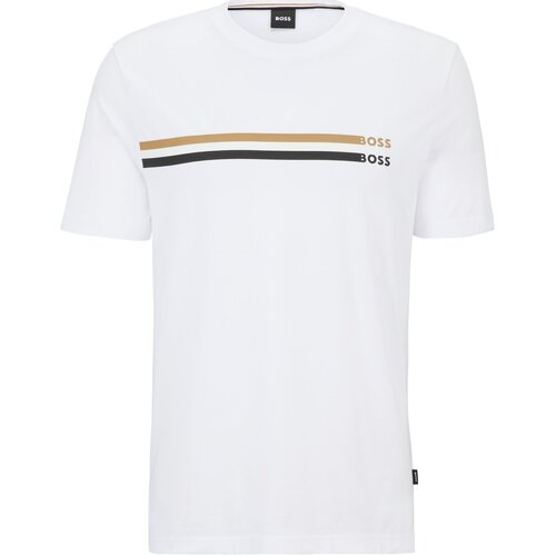 Textil Homem T-Shirt mangas curtas BOSS  Branco
