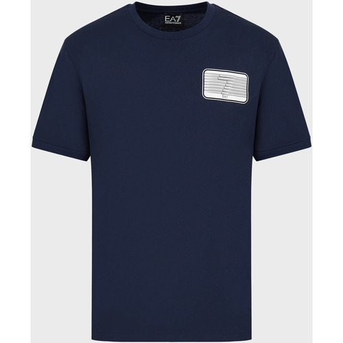 Textil Homem T-Shirt mangas curtas Emporio Armani  Azul