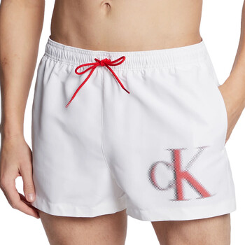 Textil Homem Fatos e shorts de banho Calvin Klein JEANS Bottoms  Branco