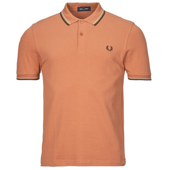 Textil Homem Polos mangas curta Fred Perry TWIN TIPPED FRED PERRY SHIRT Coral