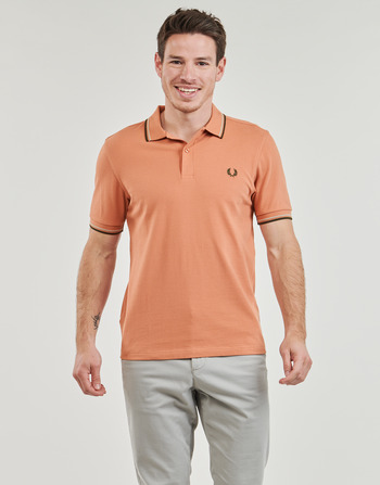 Short-sleeved polo shirt Zipper closure Slim fitting Contrast details Logo on the side