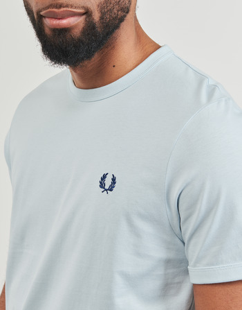 Fred Perry RINGER T-SHIRT Azul / Claro