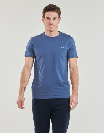 Fred Perry RINGER T-SHIRT Azul