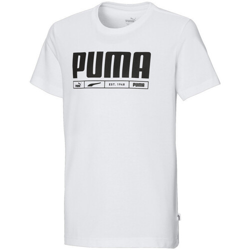 Textil Rapaz T-shirts e Pólos Puma Light  Branco