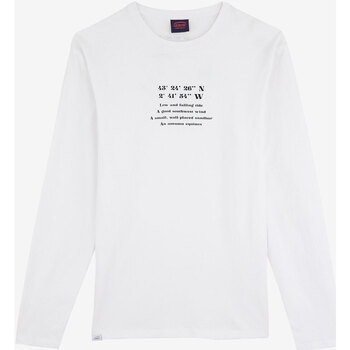 Textil Homem Cotton Jersey T-shirt W Vinyl Logo Oxbow Tee Branco