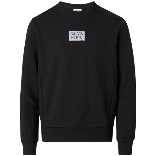 Textil Homem Sweats Calvin Klein T-shirt Stacked Logo K10K111525 Preto