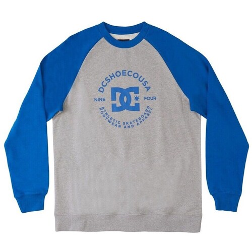 Textil Rapaz Sweats DC Shoes Bluza Bez Kaptura Star Pilot Z Logo Prosta Cinzento, Azul