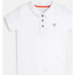 Textil Rapaz T-shirts e Pólos Guess N2GP03-G011-1-13 Branco