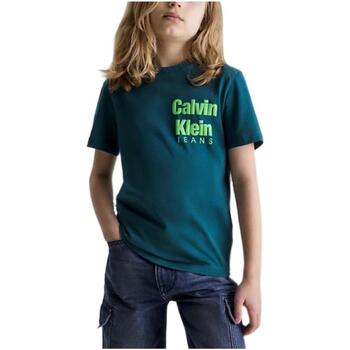 Textil Rapaz T-Shirt mangas curtas De La Vali Pacha halterneck midi dress Schwarz  Verde