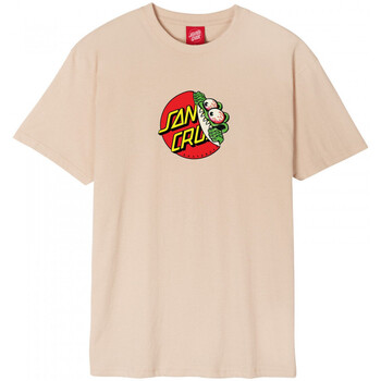 Textil Homem T-shirts e Pólos Santa Cruz Beware dot front t-shirt Bege