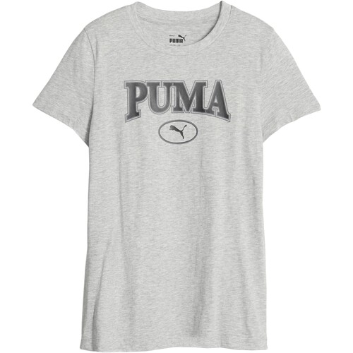 Textil Rapariga T-Shirt mangas curtas Puma 219624 Cinza