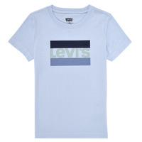 Textil Rapaz T-Shirt mangas curtas Levi's SPORTSWEAR LOGO TEE Azul
