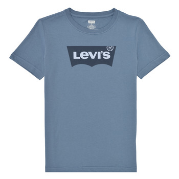 Textil Rapaz TEEN logo flame print sweatshirt Levi's BATWING TEE Azul