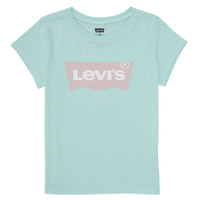 Tepattered Rapariga T-Shirt mangas curtas Levi's BATWING TEE Azul / Pastel / Rosa / Pastel