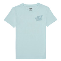 Te7-5 Rapaz T-Shirt mangas curtas Levi's SURFING DACHSHUND TEE Multicolor / Azul