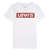 Textil Rapaz T-Shirt mangas curtas Levi's SHORT SLEEVE GRAPHIC TEE SHIRT Branco