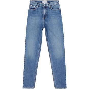 Textil Mulher Calças Jeans rosa Calvin Klein Jeans Institutional Bodysuit mit Logo J20J221682 Azul