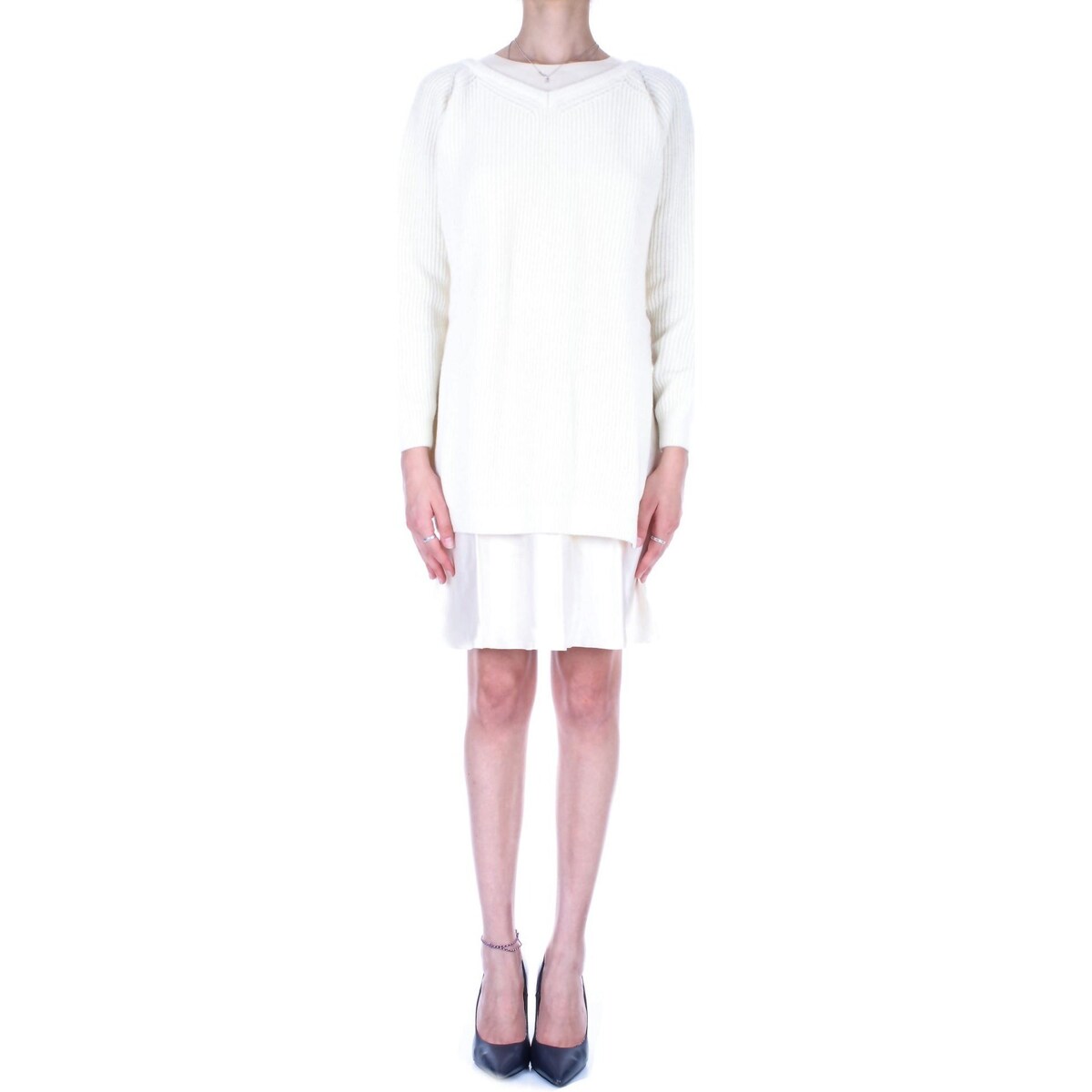 Textil Mulher Calça com bolsos Semicouture Y3WB18 Branco