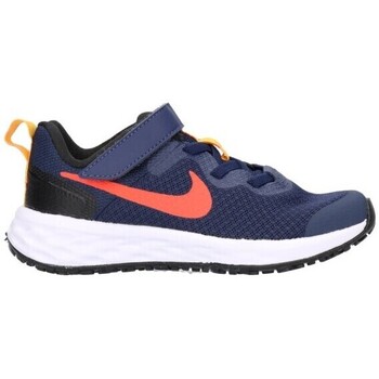 Sapatos Rapaz Sapatilhas swoosh Nike DD1095 412  Azul marino Azul